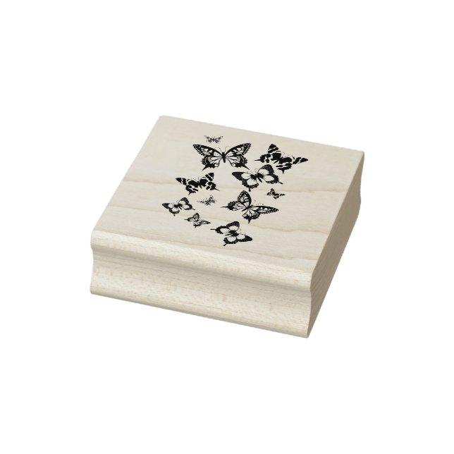 Tampons Encreurs Timbre de papillons (Tampon)