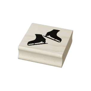 Tampons Encreurs Timbre de patinage sur glace patinage figure patin
