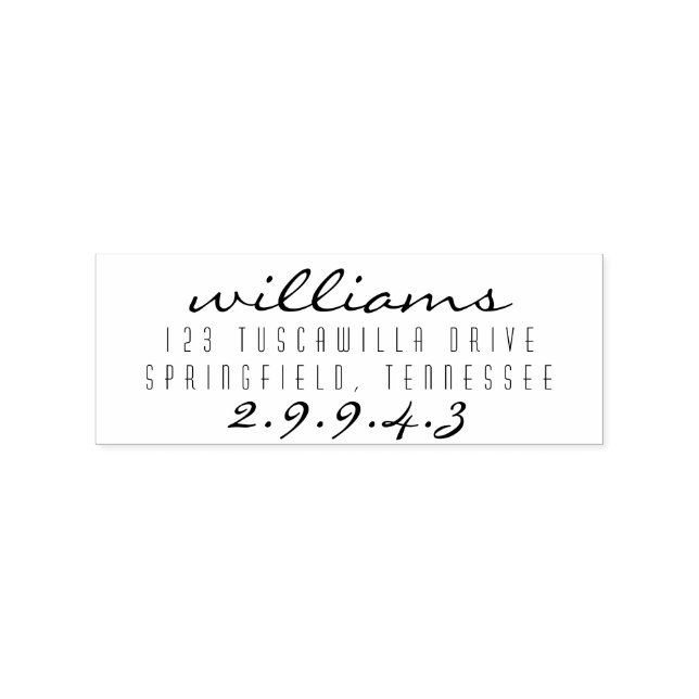 Tampons Encreurs Timbre de poignée en bois personnalisé (Impression)