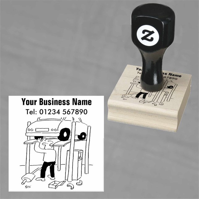 Tampons Encreurs Timbre de réparation et d'entretien des voitures (Créateur téléchargé)