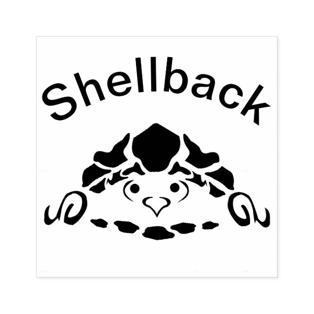 Tampons Encreurs Timbre de tortue noire (Impression)