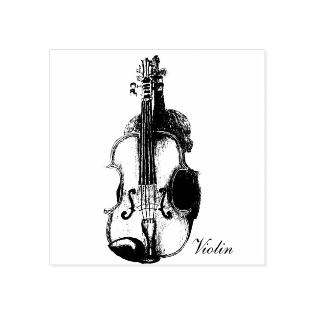 Tampons Encreurs Timbre de violon (Impression)
