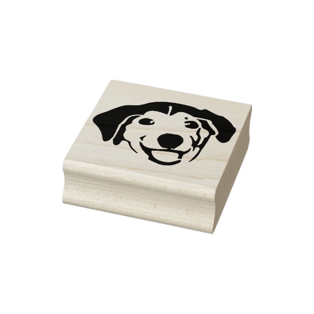 Tampons Encreurs timbre de visage de chien chiot (Tampon)