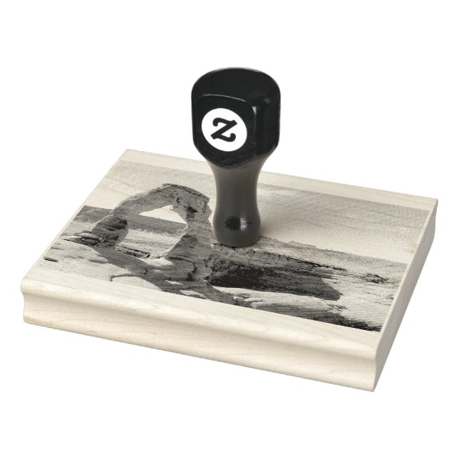 Tampons Encreurs Timbre En Bois D'Arche Délicat (Tampon)