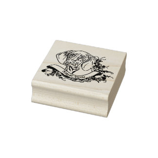 Tampons Encreurs Timbre en bois de Magyar Vizsla
