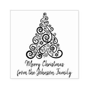 Tampons Encreurs Timbre en bois de Noël