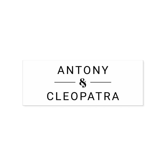 Tampons Encreurs Timbre en bois rustique avec surnoms pour l'usage  (Tamponné)