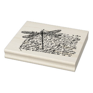 Tampons Encreurs Timbre en bois vintage