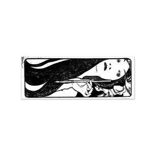 Tampons Encreurs Timbre en caoutchouc Alphonse Mucha