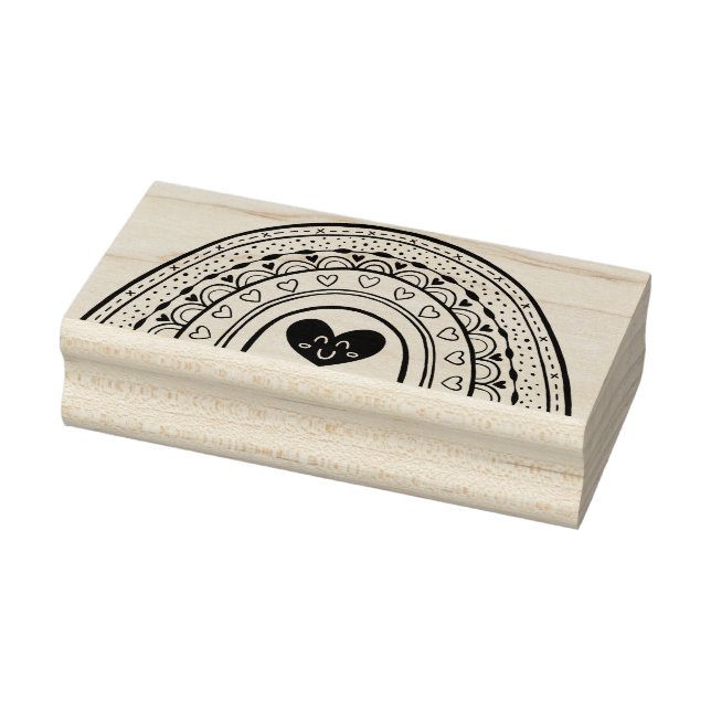 Tampons Encreurs Timbre en caoutchouc arc-en-ciel (Tampon)