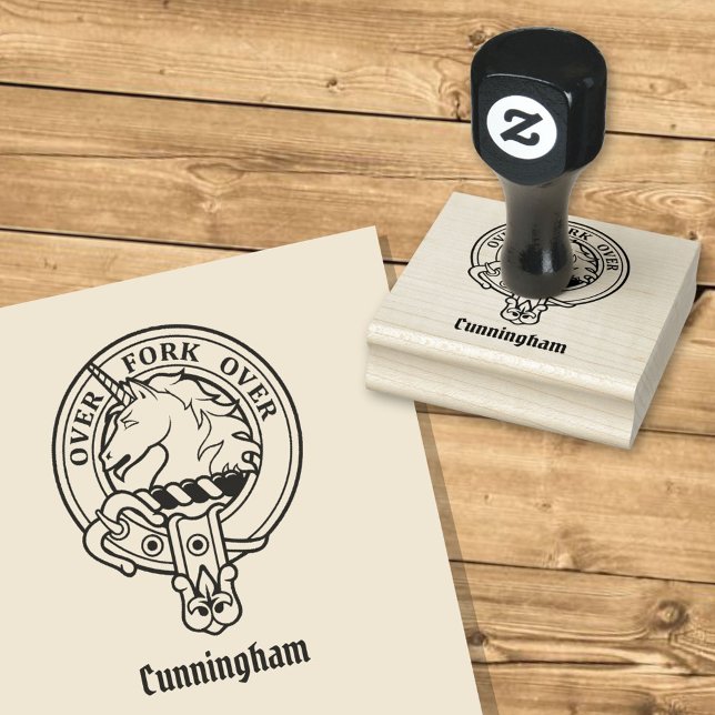 Tampons Encreurs Timbre en caoutchouc Clan Cunningham Crest (Créateur téléchargé)