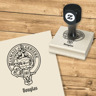 Tampons Encreurs Timbre en caoutchouc Clan Douglas Crest
