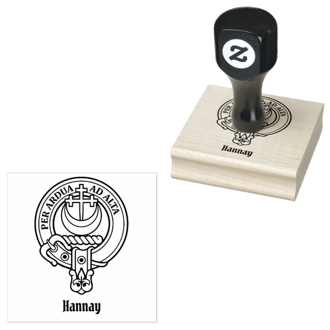 Tampons Encreurs Timbre en caoutchouc Clan Hannay Crest (Tamponné)