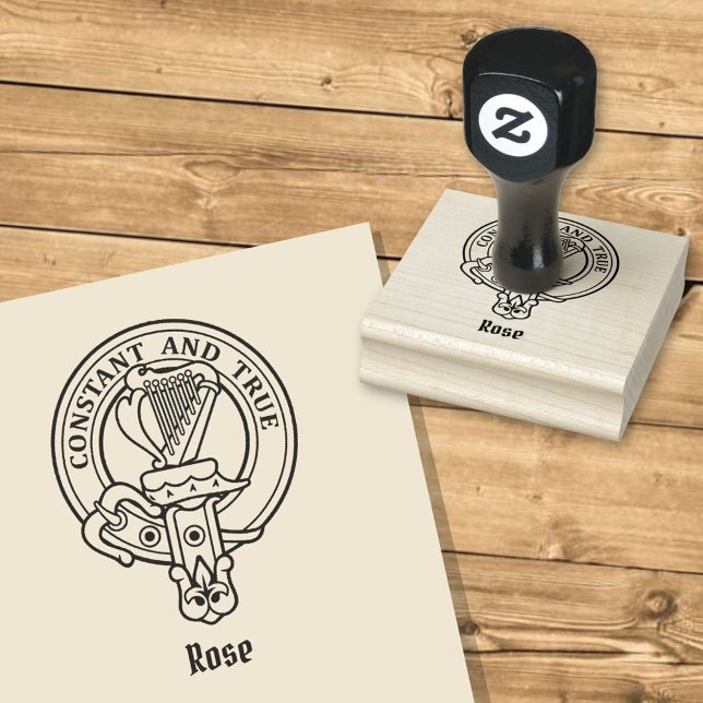 Tampons Encreurs Timbre en caoutchouc Clan Rose Crest (Créateur téléchargé)