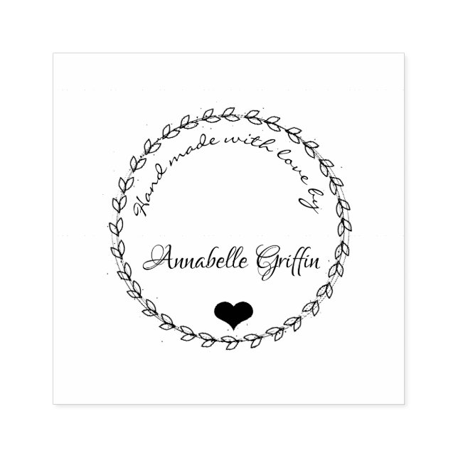 Tampons Encreurs Timbre en caoutchouc Customisé à la main (Impression)