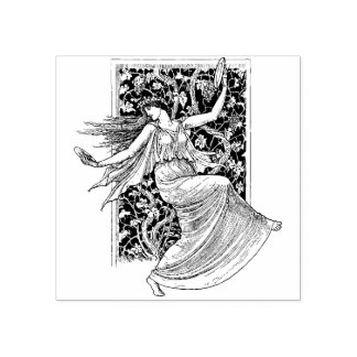 Tampons Encreurs Timbre en caoutchouc Danseuse Art Nouveau