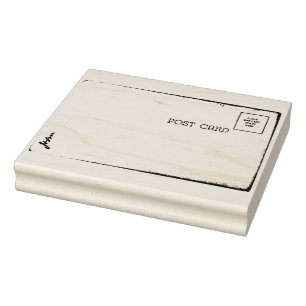 Tampons Encreurs Timbre en caoutchouc d'art de carte postale