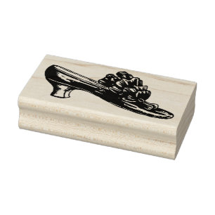 Tampons Encreurs Timbre en caoutchouc d'art de chaussure