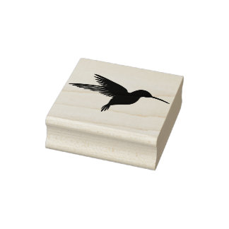 Tampons Encreurs Timbre en caoutchouc d'art en bois d'Oiseau