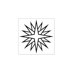 Tampons Encreurs Timbre En Caoutchouc De Décor En Étoile De Saison