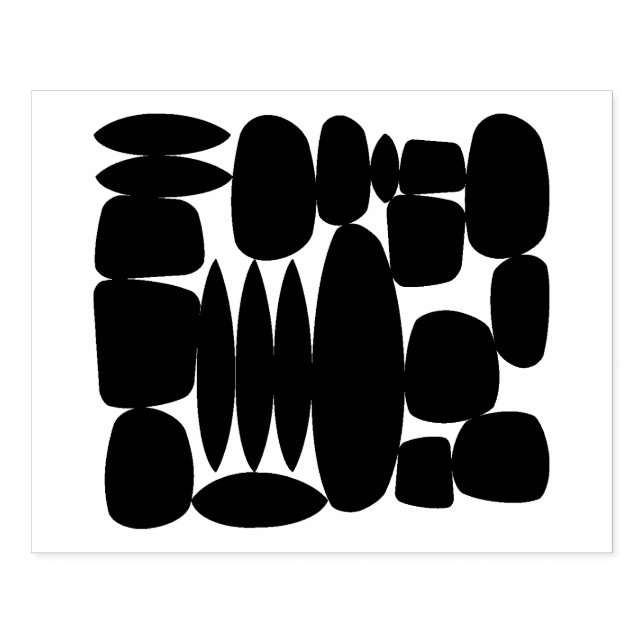 Tampons Encreurs Timbre en caoutchouc de forme rétro (Impression)