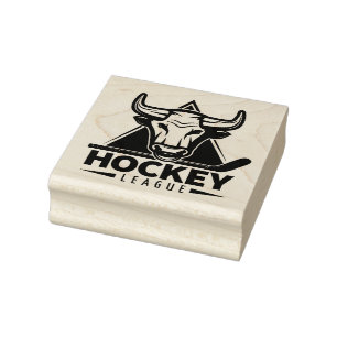 Tampons Encreurs Timbre en caoutchouc de hockey