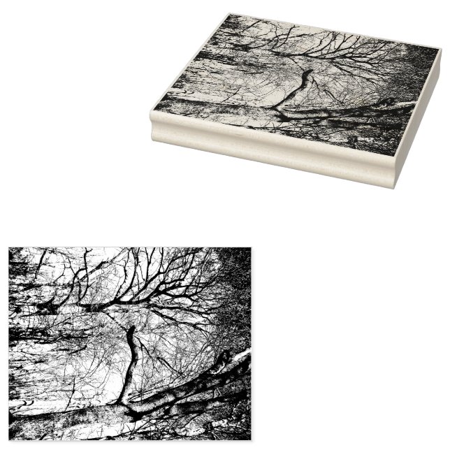 Tampons Encreurs Timbre en caoutchouc des arbres (Tamponné)