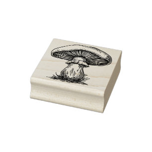 Tampons Encreurs Timbre en caoutchouc des champignons