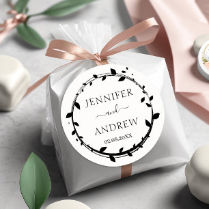 Tampons Encreurs Timbre en caoutchouc du logo botanique du cercle