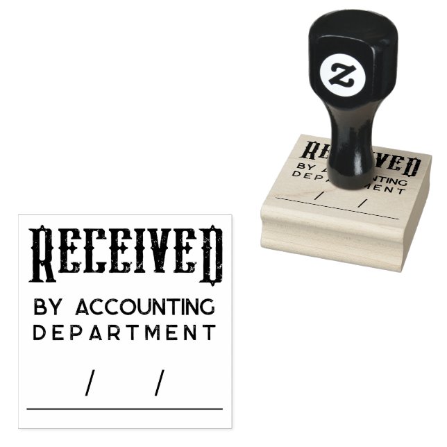 Tampons Encreurs Timbre en caoutchouc du service personnalisé reçu (Tamponné)