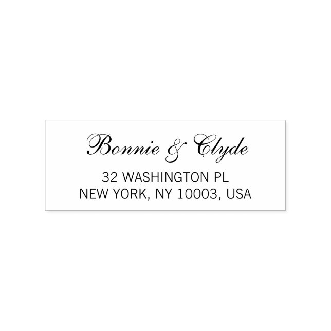 Tampons Encreurs Timbre En Caoutchouc Élégant Pour Étiquette de adr (Tamponné)