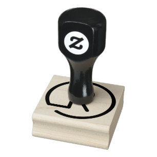 Tampons Encreurs Timbre en caoutchouc en bois de monogramme