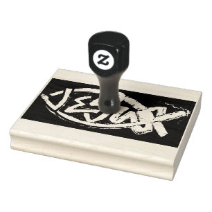 Tampons Encreurs Timbre en caoutchouc "En Jésus" 4" x 5"