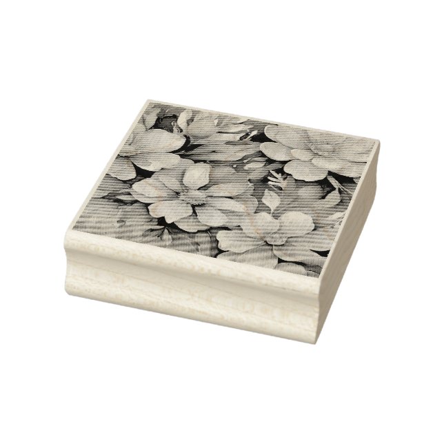 Tampons Encreurs Timbre en caoutchouc floral (Tampon)