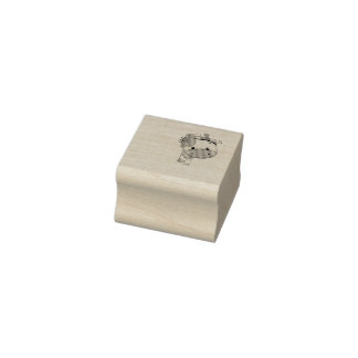 Tampons Encreurs Timbre en caoutchouc Giraffe de fille rose personn