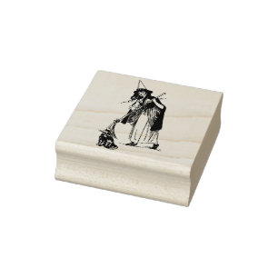 Tampons Encreurs Timbre en caoutchouc Halloween et sorcière