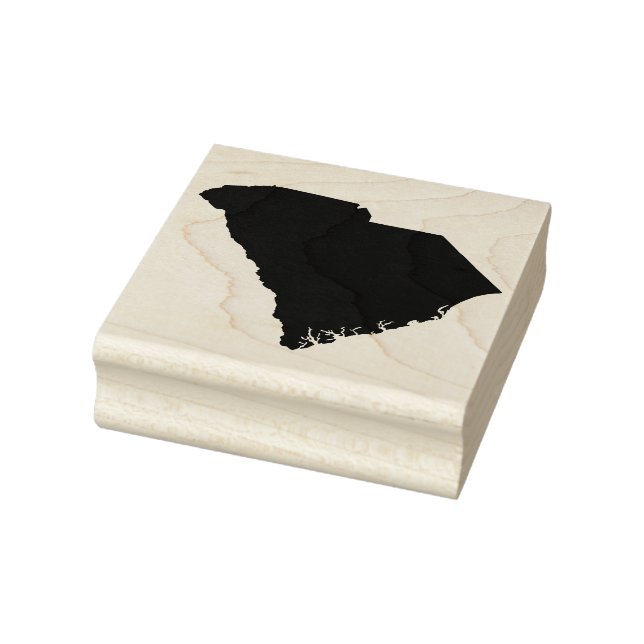 Tampons Encreurs Timbre en caoutchouc massif de l'État de Caroline  (Tampon)