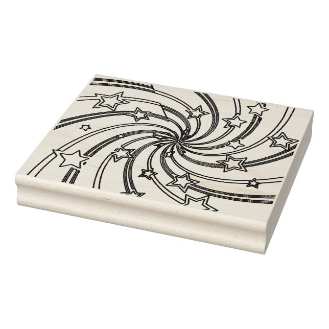 Tampons Encreurs Timbre en caoutchouc motif géométrique des étoiles (Tampon)