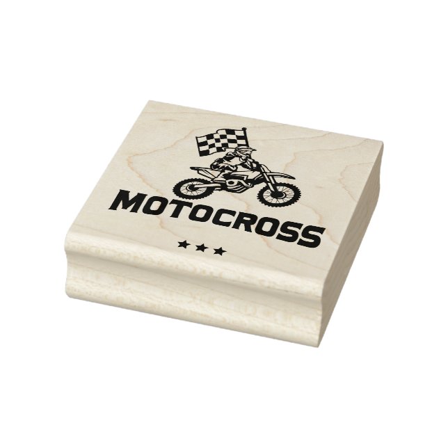 Tampons Encreurs Timbre en caoutchouc Motocross (Tampon)