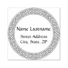 Timbre en caoutchouc personnalisé Celtic Knot