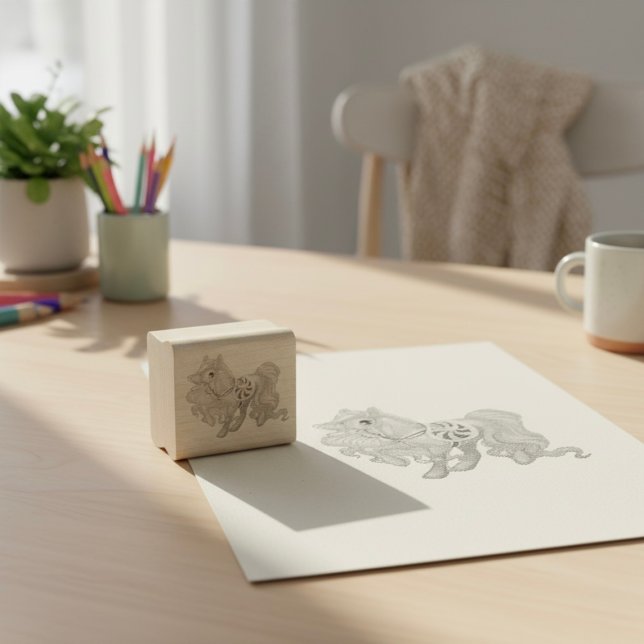 Tampons Encreurs Timbre en caoutchouc Pony (Créateur téléchargé)