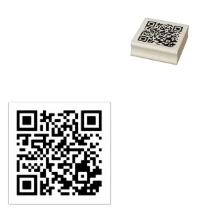 Tampons Encreurs Timbre en caoutchouc QR carré 2x2 pour marque