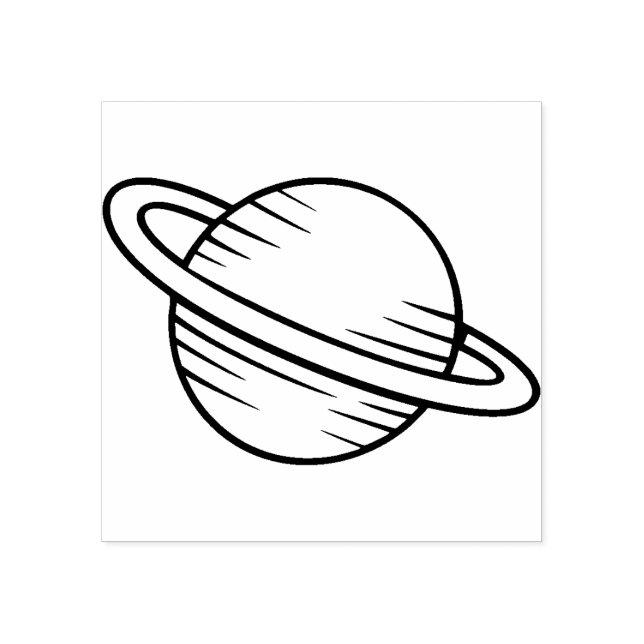 Tampons Encreurs Timbre en caoutchouc Saturne (Impression)