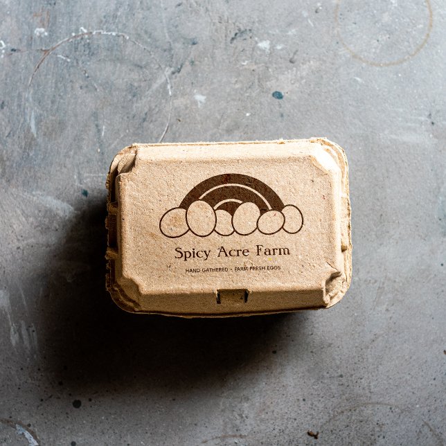 Tampons Encreurs Timbre en carton d'oeuf arc-en-ciel (Créateur téléchargé)