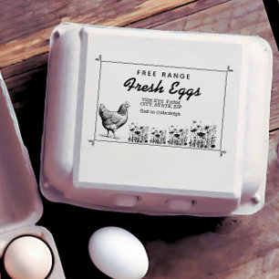 Tampons Encreurs Timbre en carton d'oeuf Vintage de l'exploitation 