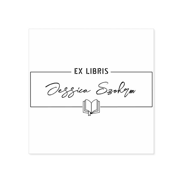 Tampons Encreurs Timbre Exlibris pour livres, Timbre Ex Libris pour (Impression)