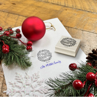 Tampons Encreurs Timbre Joyeux Noël