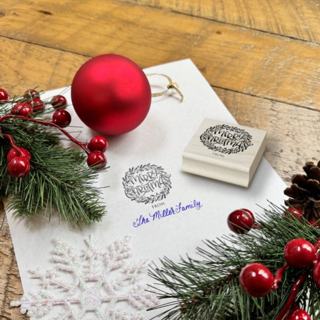 Tampons Encreurs Timbre Joyeux Noël (Créateur téléchargé)