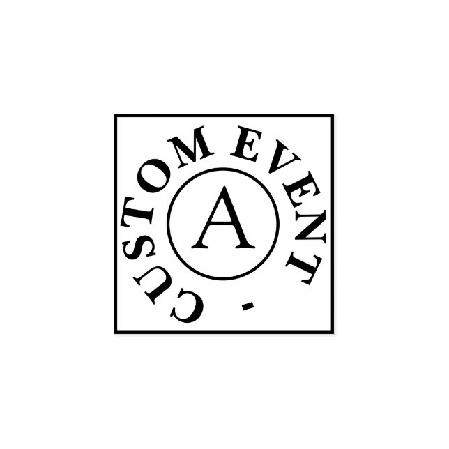 Tampons Encreurs Timbre main d'événement personnalisé (Impression)