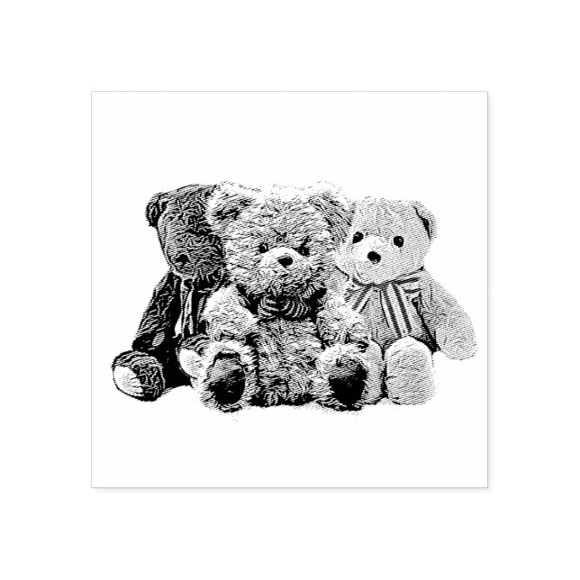 Tampons Encreurs Timbre nounours (Impression)